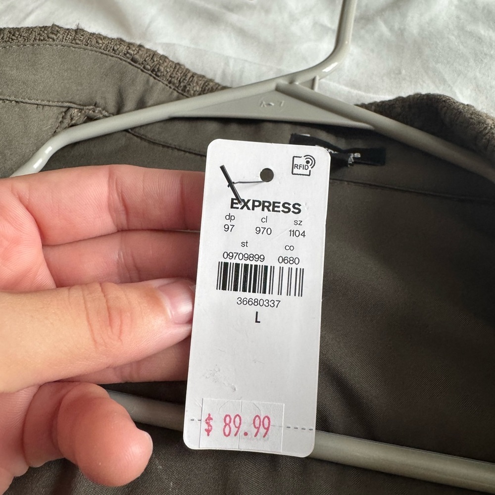Express Olive Green Jacket - Picture 6 of 7